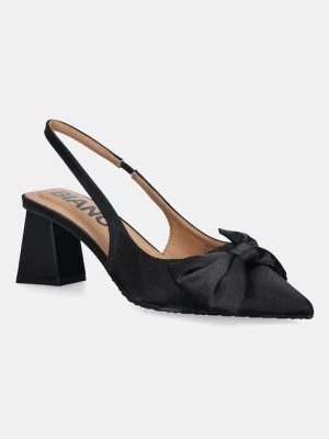 Bianco czółenka BIAMARALYN kolor czarny na słupku z odkrytą piętą 11242766