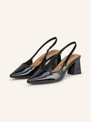 Bianco Czółenka Typu Slingback schwarz