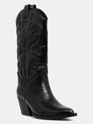 Bianco kowbojki BIAJODY damskie kolor czarny na słupku 11302233