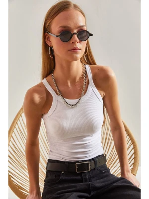 Bianco Lucci Top w kolorze białym rozmiar: L