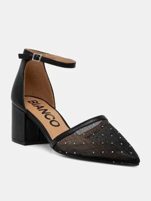 Bianco szpilki BIADEVIVED kolor czarny na słupku 11252770