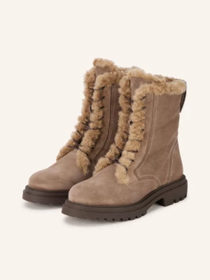 Bibi Lou Botki Sznurowane beige