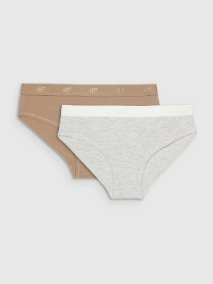 4F Bielizna figi (2-pack) damskie - multikolor XL