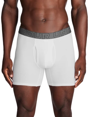 Bielizna treningowa (3-pack) męska Under Armour M UA Perf Cotton 6in - biała