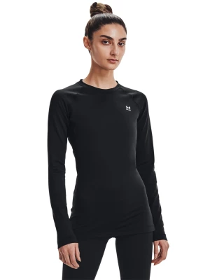 Bielizna treningowa termoaktywna (góra) damska Under Armour UA CG Authentics Crew - czarna