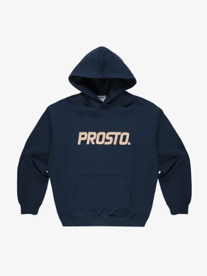 Big log bluza z kapturem regular męska granatowa Klasyk