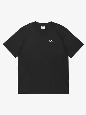 Big log Infinity t-shirt męski bawełniany czarny Klasyk