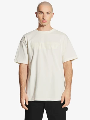 Big Log t-shirt męski bawełniany biały Prosto