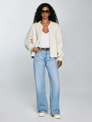 BIG STAR Bluza "Felicata" w kolorze kremowym rozmiar: XL