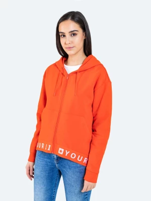 BIG STAR Bluza rozpinana w kolorze pomarańczowo-czerwonym rozmiar: S