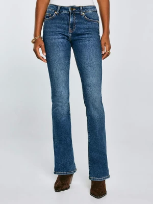 BIG STAR Dżinsy "Adela" - Bootcut fit - w kolorze niebieskim rozmiar: W27/L32