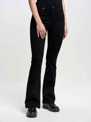 BIG STAR Dżinsy - Flare fit - w kolorze czarnym rozmiar: W27/L30