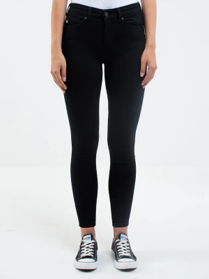 BIG STAR Dżinsy "Melinda" - Skinny fit - w kolorze czarnym rozmiar: W27/L30