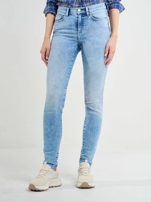BIG STAR Dżinsy - Skinny fit - w kolorze błękitnym rozmiar: W31/L34