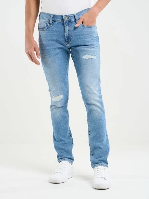 BIG STAR Dżinsy - Slim fit - w kolorze błękitnym rozmiar: W32/L34
