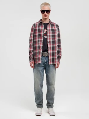 BIG STAR Koszula - Regular fit - w kolorze granatowo-czerwonym rozmiar: XL