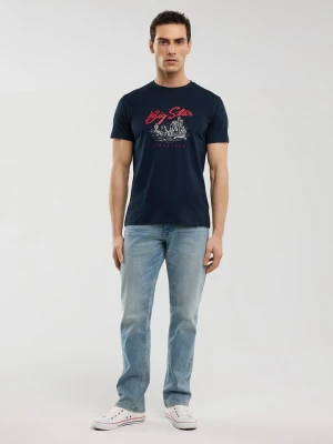 BIG STAR Koszulka w kolorze granatowym rozmiar: L