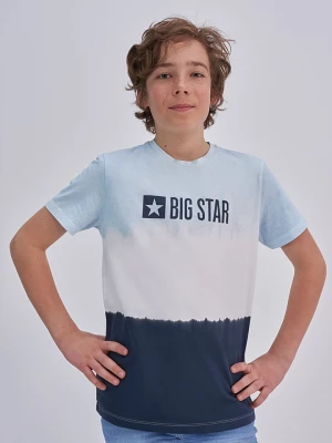 BIG STAR Koszulka w kolorze niebieskim ze wzorem rozmiar: 152