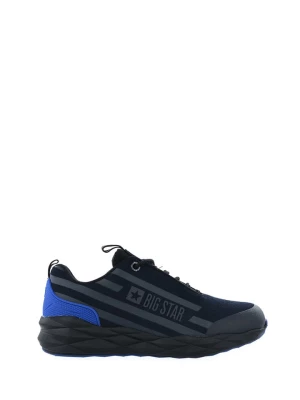 BIG STAR Skórzane sneakersy w kolorze czarno-niebieskim rozmiar: 37