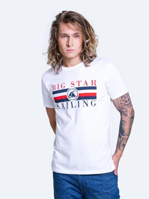 BIG STAR T-shirt w kolorze białym rozmiar: L