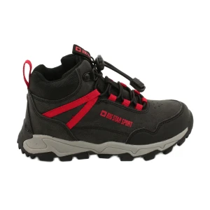 Big Star Wysokie dziecięce buty sportowe czarne GG374046