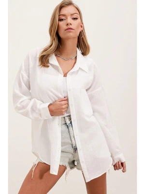 Bigdart Bluzka w kolorze białym rozmiar: 36