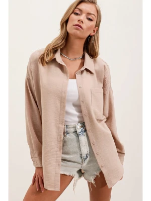 Bigdart Koszula w kolorze beżowym rozmiar: 40