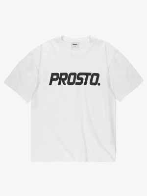 Biglog t-shirt regular bawełniany męski biały Prosto