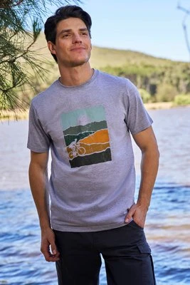 Bike męska koszulka bawełniana - Grey Mountain Warehouse