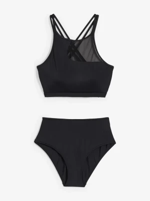Bikini bustier (2 części) BonPrix czarny
