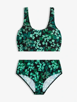 Bikini bustier (2 części) BonPrix czarny