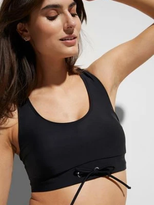 Bikini bustier z szortami (2 części) bonprix