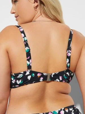 Bikini minimizer (2 części) z wiązanymi troczkami bonprix