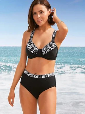 Bikini minimizer z wyściełanymi ramiączkami (2 części) bonprix