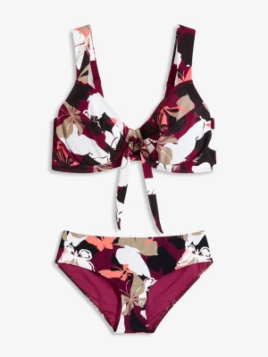 Bikini minimizer z wyściełanymi ramiączkami (2 części) BonPrix fioletowy