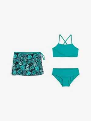 Bikini + spódniczka  (3 części) bonprix