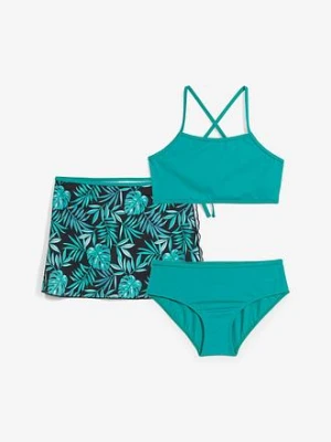 Bikini + spódniczka (3 części) bonprix