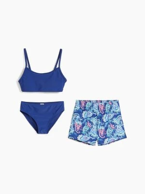 Bikini  + szorty (3 części) bonprix