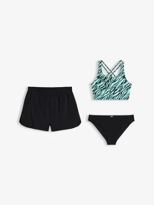 Bikini + szorty (komplet 3-cz.) bonprix
