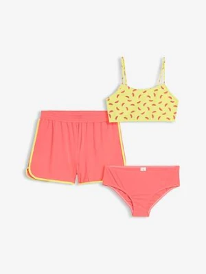 Bikini + szorty (komplet 3-cz.) bonprix
