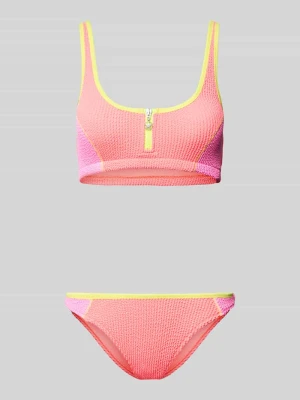 Bikini z fakturowanym wzorem model ‘BONGOPICA POPMI’ Banana Moon Mocnoróżowy