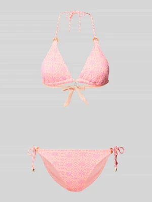 Bikini z fakturowanym wzorem model 'Massa' Banana Moon Mocnoróżowy