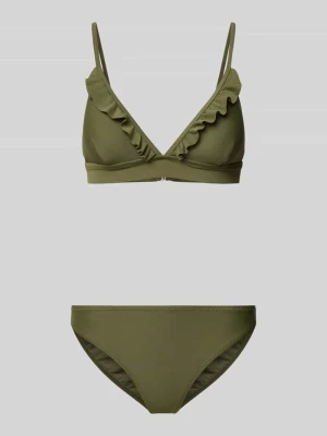 Zestaw bikini z falbanami model 'BEAU' Shiwi Zielony