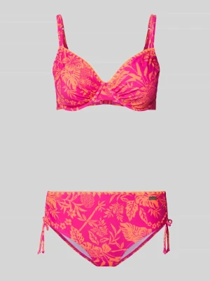 Bikini z fiszbinami i wiązaniem model 'Kensi' VENICE BEACH