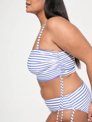 Bikini z góra typu bandeau z odpinanymi ramiączkami (2 części) bonprix