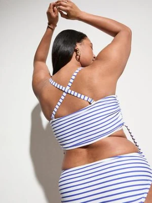 Bikini z góra typu bandeau z odpinanymi ramiączkami (2 części) bonprix