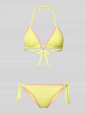 Bikini z haftami i wiązaniem banana moon