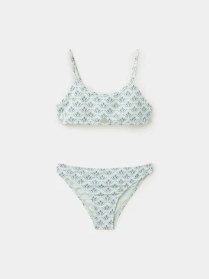 Bikini z nadrukiem bladozielony - Dzieci - lata - MANGO KIDS