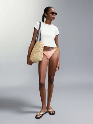 Bikini z nadrukiem i figami ze średnim stanem różowy - Dziewczyna - - MANGO TEEN