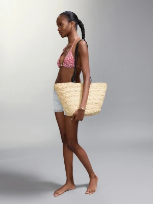 Bikini z nadrukiem i figami ze średnim stanem wiśniowy - Dziewczyna - - MANGO TEEN